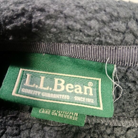 LL Bean Men 2XLT Jacket Fleece Lined Gray Green Polartec Full-Zip Hiking Outdoor - Picture 2 of 12